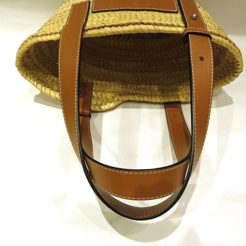 Loewe LOEWE raffia straw basket bag 327.02.S93 tote handbag ladies - Picture 9 of 9